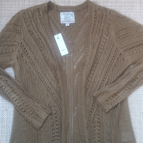 snails and cinnamon Sweaters - Green lightweight soft cardigan